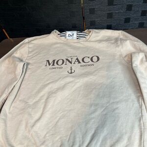 D&F Rickey Singh Monaco Crew Neck Sweatshirt Men's Large